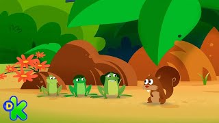 Sapos hablando con ardillas sobre el camuflaje de los animales | El Mundo de Luna | DK Latinoamérica