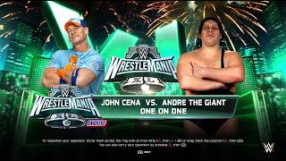 John Cena vs Andre The Giant 🔥 ONE ON ONE | WrestleMania 41 | WWE 2K26 Gameplay