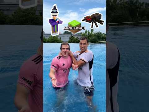 UNDERWATER CHALLENGE💦 | MINECRAFT VERSION🟩 | WHO YOUR FAVOURITE PERSONAGE?🌟#minecraft #challenge