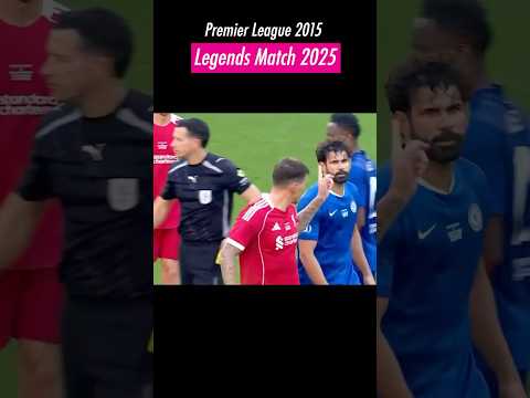 Diego Costa & Skrtel during a Charity Match 😂