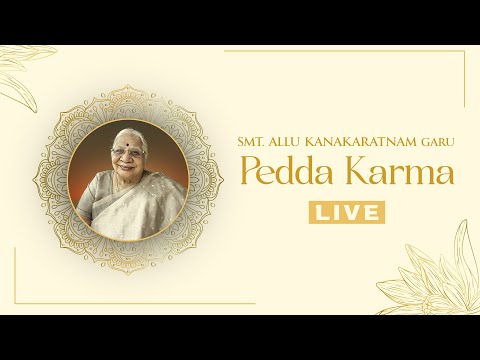 Allu Kanakaratnam garu - Pedda Karma - LIVE | Geetha Arts