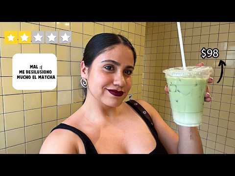 probando todo el MATCHA de mi ciudad !!!