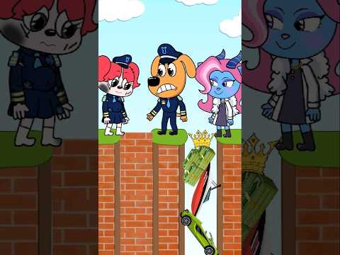 Who Will Labrador Choose? Poor Wife or Rich Lover? #shorts #sherifflabrador #animation