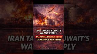 Iran Targets Kuwait’s Water Supply | Desalination Strike Signals Dangerous New Phase
