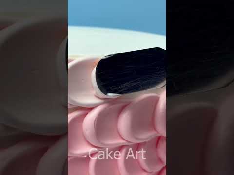 Simple Pink Cake Decorating Idea To Make At Home