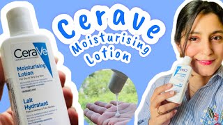 CeraVe Moisturising Lotion Review for Indian Skin | Honest First Impressions, Results & Skin Test