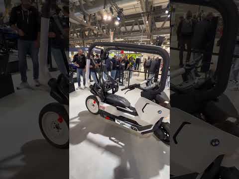 Esta moto #BMW se aguanta sola 😱#eicma #novedades