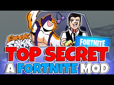 Friday Night Funkin' TOP SECRET A FORTNITE MOD Midas x Meowscles