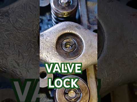 Valve lock close up. #engine #automobile