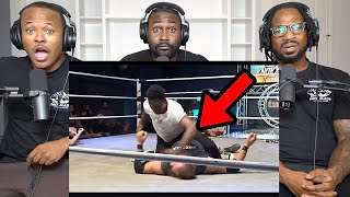 Black Fatigue STRIKES (Rampage Jackson) Son Almost Kills Wrestler