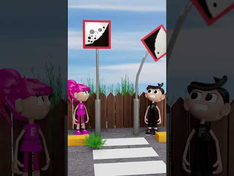 P and F Traffic Sign Surprise #shorts