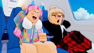 VIAJANDO DE AVIÃO COM A VOVÓ PELO AEROPORTO DE SEASIDE CITY - ROBLOX