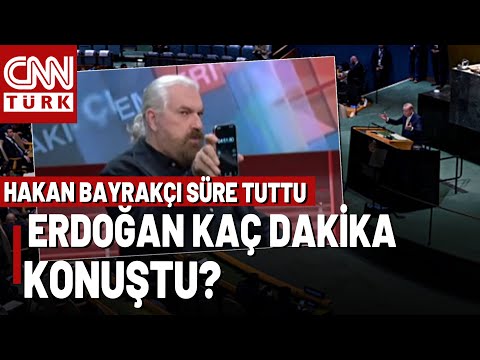 "Bu Bizlere Saygısızlık" Hakan Bayrakçı, Erdoğan'ın Konuşmasında Kronometre Tuttu, İşte Sonuç...