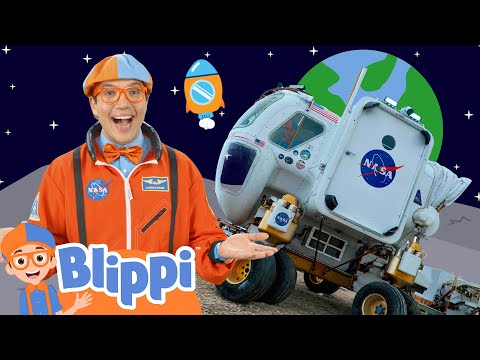 Blippi Learns About Outer Space Vehicles with NASA! | Space for Kids | Blippi Educational Videos