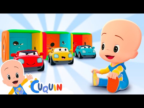 Aprende las formas con los coches de colores de Cuquín 🚘 Caricaturas y dibujos animados para bebés