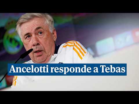 Ancelotti: "Tebas se puede quedar tranquilo porque aquí nadie ha perdido la cabeza"