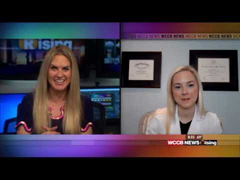 Two women on a news video call.