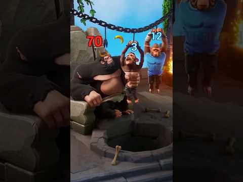 Gorriila ne bandaro ke pet se kele nikale 😂 #shorts #youtubeshorts #gaming #monkey #shortsvideo