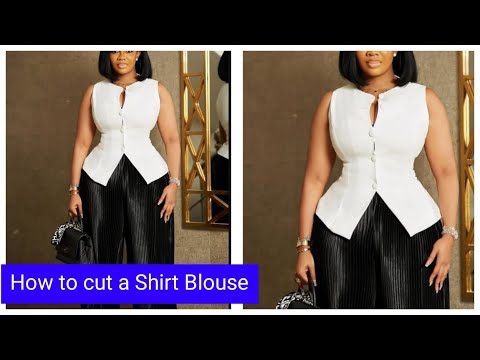 How to cut shirt blouse