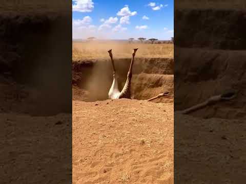 Warthogs Push Stuck Giraffe to Safety! ๐ฆ๐๐ l ๊ธฐ๋ฆฐ์ ๊ตฌํ๊ธฐ ์ํด ์จ๋ชธ์ ๋์ง ํน๋ฉง๋ผ์ง๋ค l ใญใชใณใๅฉใใใใใซๅ
จๅใงๆใใคใใคใใทใทใใก