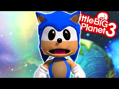 Sonic Travels Between Worlds - LittleBigPlanet 3 PC Gameplay | EpicLBPTime