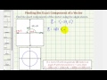 Vector Components and Trigonometric Functions