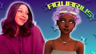 SIMS 4 ZODIAC SIMS | AQUARIUS ♒