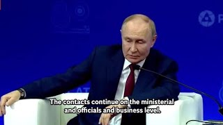 Putin Calls Trump "Light at the End of the Tunnel" for Russia-US Relations #putin #trump 
