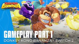 Donkey Kong Bananza Gameplay Walkthrough Part 1 In 4K HD - 30 Minutes Of Gameplay