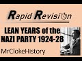 Rebuilding of the Nazi Party (1924-1928)