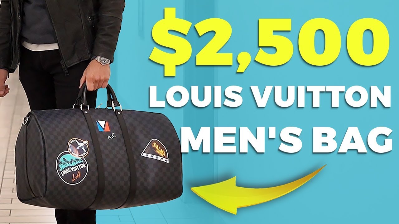 Unboxing $2, 500 Louis Vuitton Men's Bag - Custom Keepall - Alex Costa