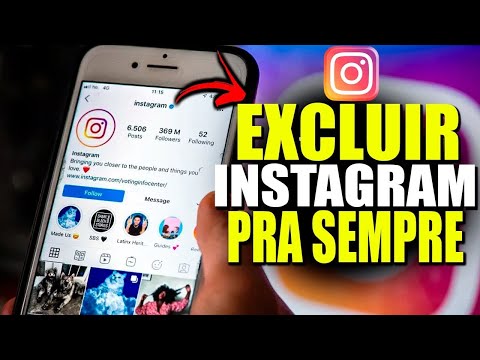 COMO EXCLUIR CONTA DO INSTAGRAM DEFINITIVAMENTE