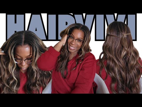 ULTRA Natural HD Edges Highlight Wig | How to Create GLUELESS WISPY Hairline for Beginners HAIRVIVI