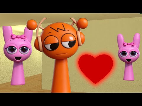 4K SPRUNKI Oren Loves 4K SPRUNKI Pinki and wants Me to Find Her!