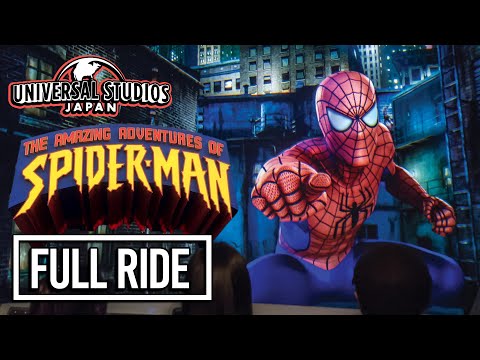 The Amazing Adventures of Spider-Man Full Ride POV  - Universal Studios Japan - スパイダーマン・ザ・ライド