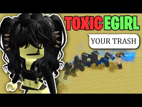 TSB Toxic EGIRL Gets Humbled, So Her BOYFRIEND Jumped in... | The Strongest Battlegrounds