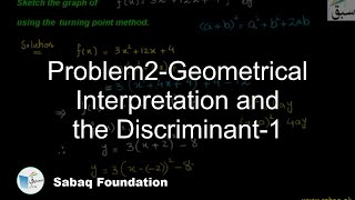 Problem2-Geometrical Interpretation and the Discriminant-1
