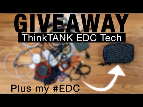 GIVEAWAY!  ThinkTank EDC Tech + My Everyday Carry #EDC #giveaway