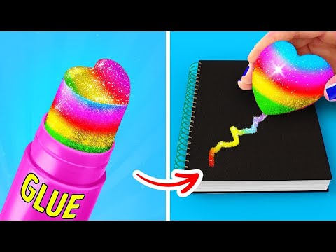 DESAFIO DE ARTE: POBRES VS RICOS! 🤑 Truques de DIY e Desenho Super Legais 🎨 | 123 GO! Like