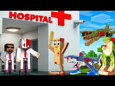 i Opened A Hospital For Italian Brainrots In Minecraft 😱 !!