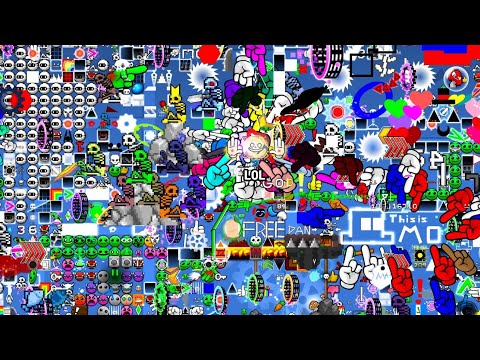 60,000 People Made Levels | gd/places (All Levels / 1~2) Geometry Dash 2.11~ 2.207 (Spu7Nix)