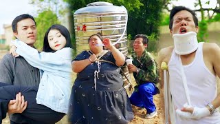 The Greedy Fat Girl Gave Her Boyfriend A Princess Hug And Made His Legs Break!