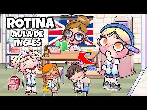 ROTINA AULA DE INGLÊS 📚👩‍🏫 | NOVA ESCOLA | AVATAR WORLD ROTINAS HISTÓRIAS PAZU