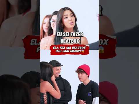 ELA FEZ UM BEATBOX PRO LINO MC RIMAR!😱#nobru #nobruvlogs