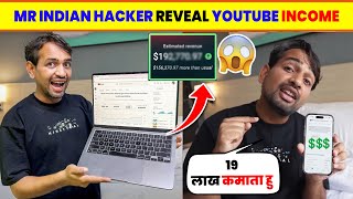 OMG😱 Mr Indian Hacker Revealed Youtube Channel Earning | Mr Indian Hacker income Revealed
