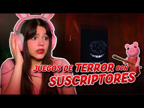 JUGANDO JUEGOS DE TERROR CON SUSCRIPTORES 😭💀(parte 2)