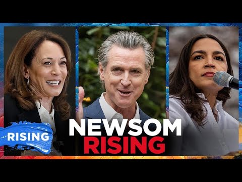 Gavin Newsom RISES In Presidential Primary Poll, OVERTAKES AOC, Buttigieg | RISING