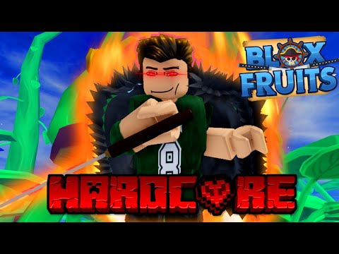 BLOX FRUITS HARDCORE O INÍCIO! 