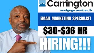 Email Marketing Specialist | WFH Jobs | Remote Job 2025 | Carrington