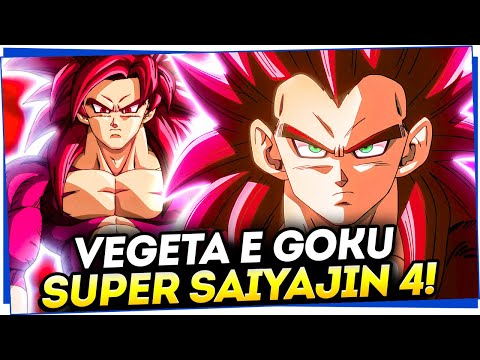 CHEGOU A VEZ DO VEGETA! GOKU E VEGETA SUPER SAIYAJIN 4 ADULTOS EM DRAGON BALL DAIMA!